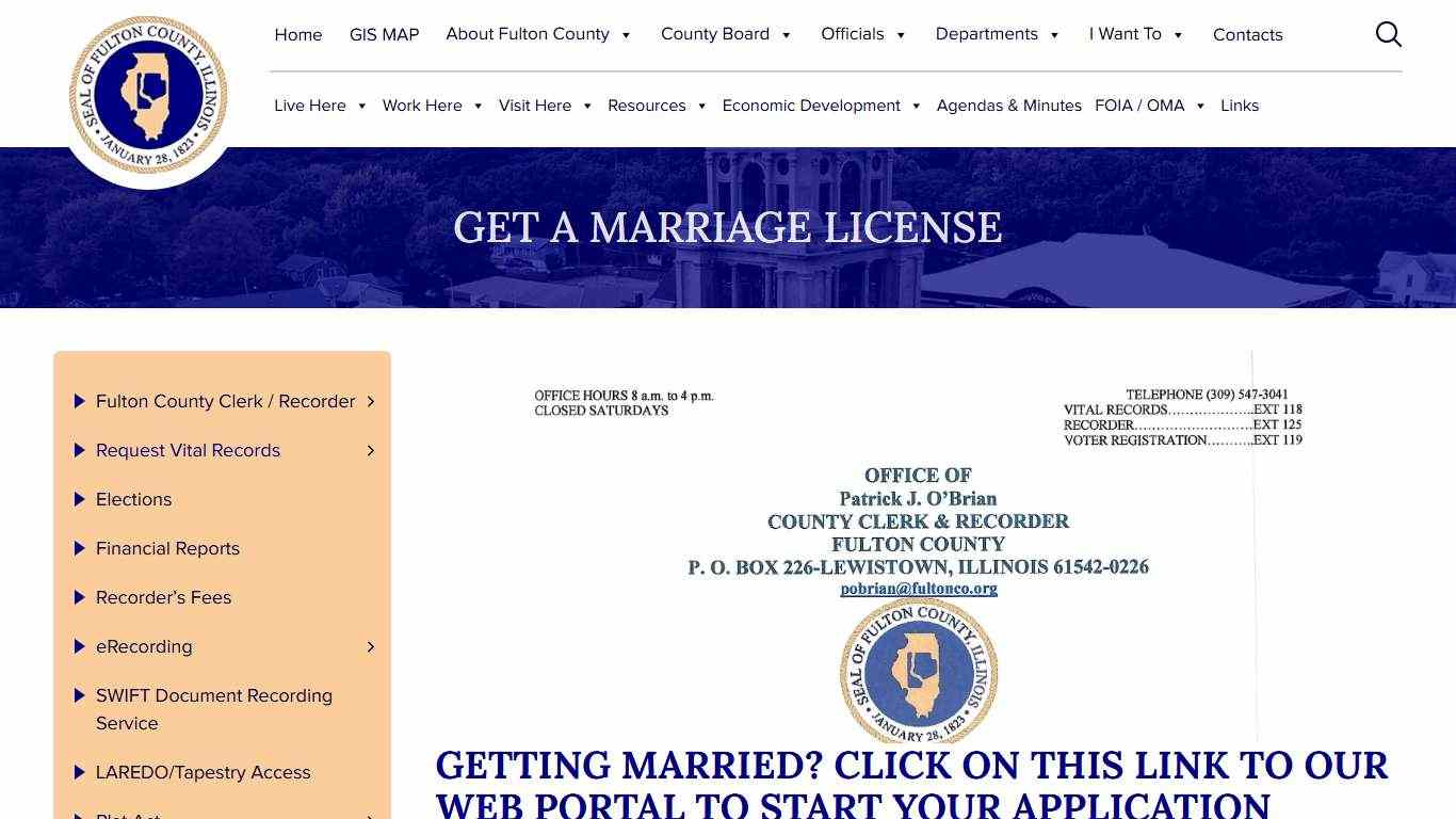 Get a Marriage License - Fulton County