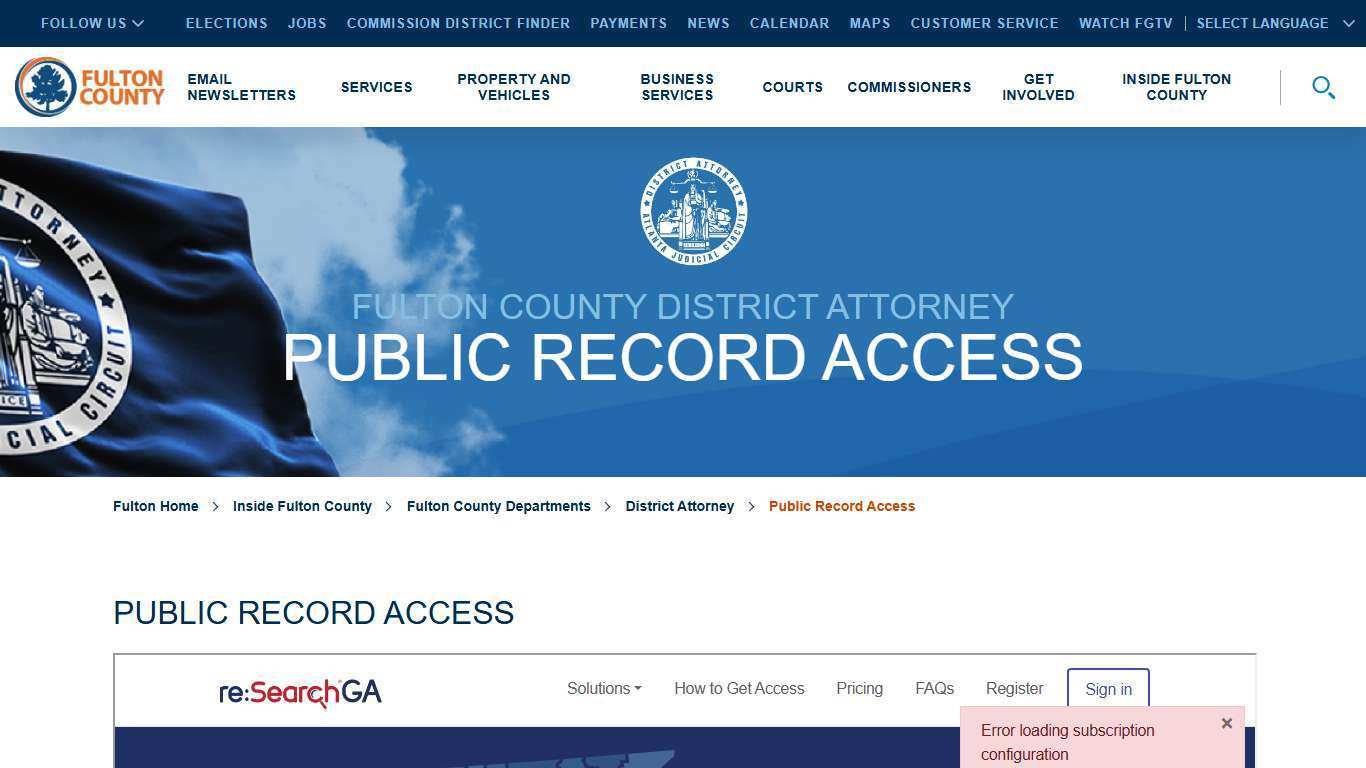 Public Record Access
